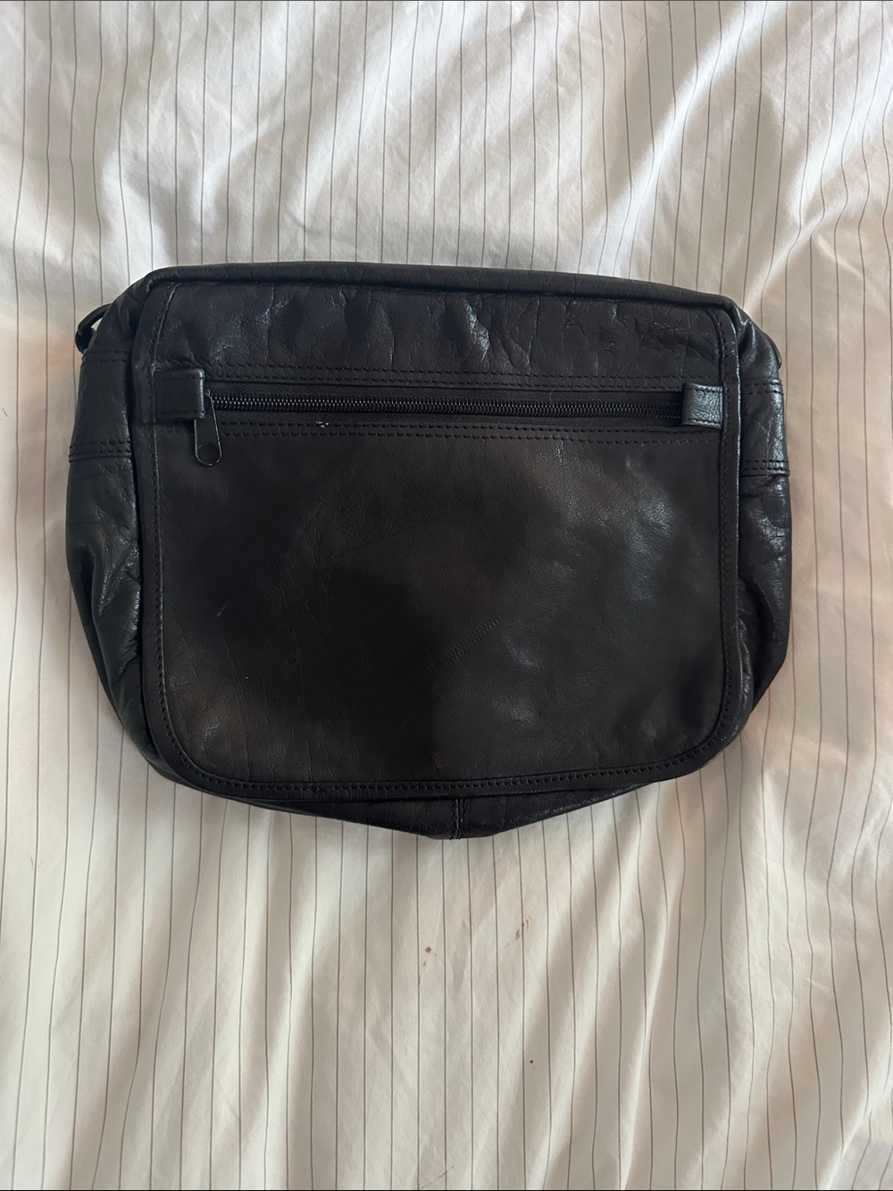 Wilsons Leather Black Men’s Belt Bag